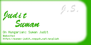 judit suman business card
